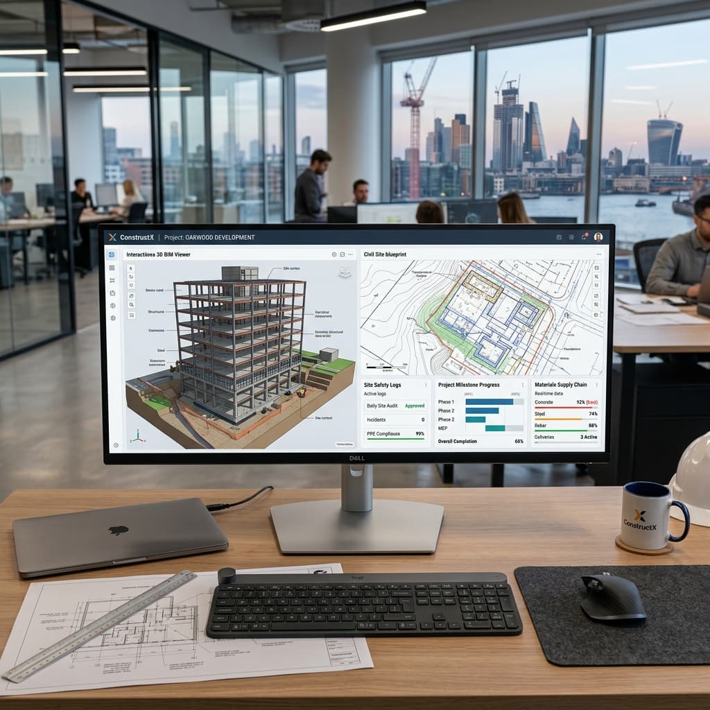 ConstructX Hub & Supply-Chain Site Sync