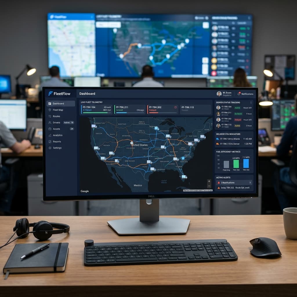FleetFlow Telemetry & Intelligent Route Dispatch